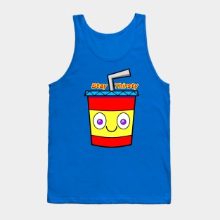 Stay Thirsty Drink Cup Tank Top